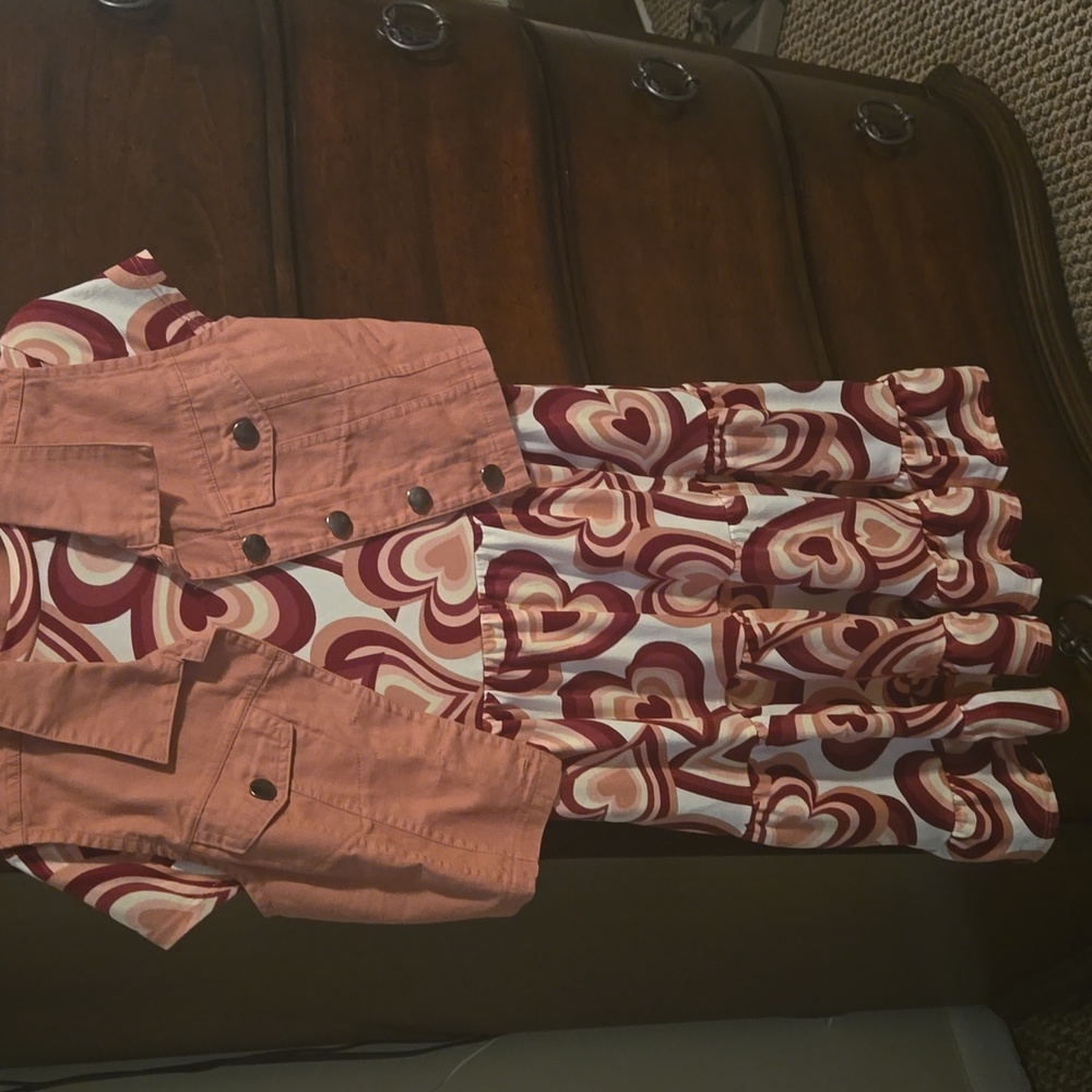 Girls 10/12 vest dress